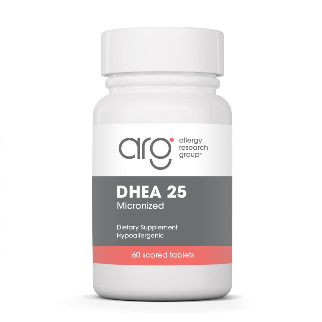 Allergy Research Group DHEA 25 mg Hormone Support - 60 Tablets