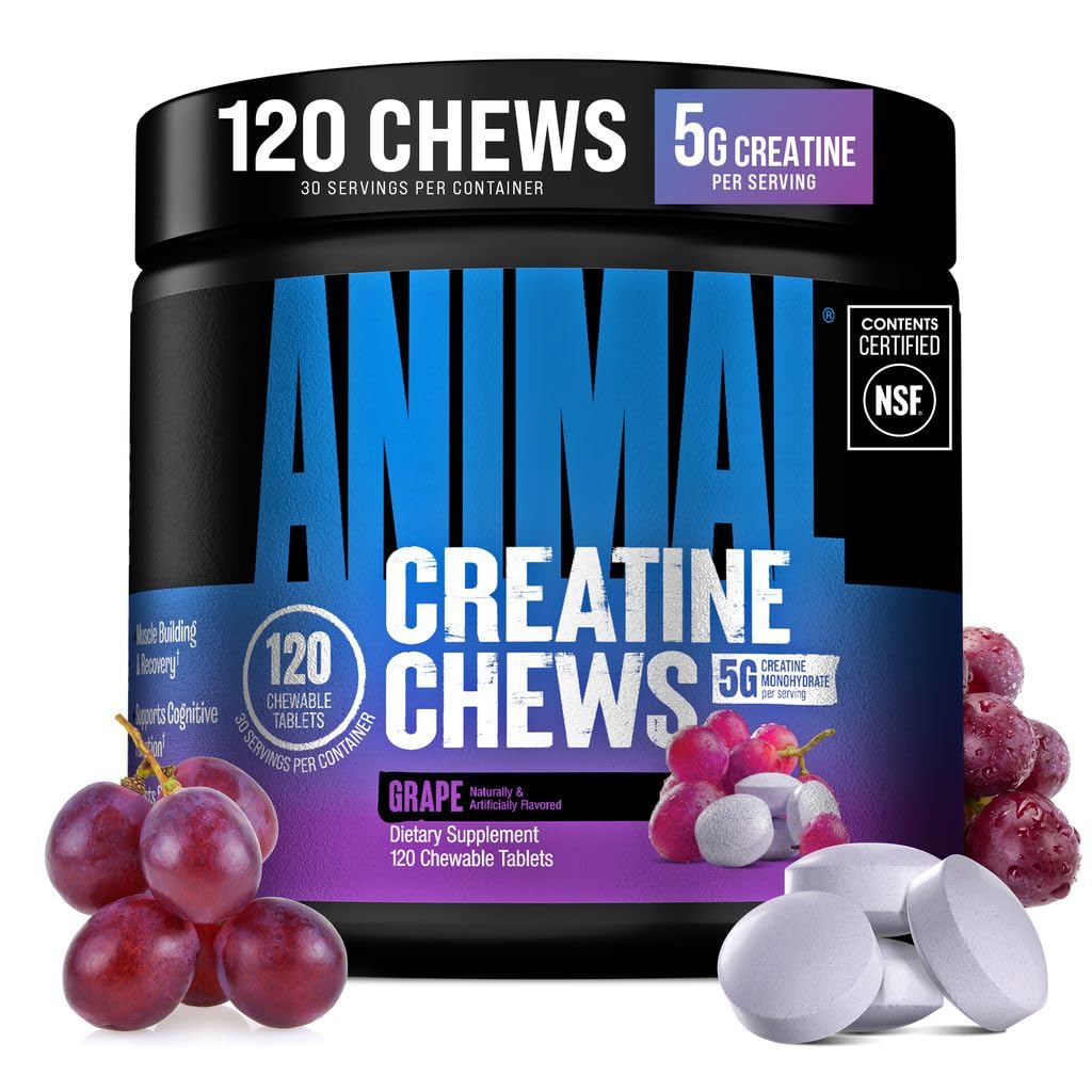 Animal Creatine Monohydrate Chews - Men & Women