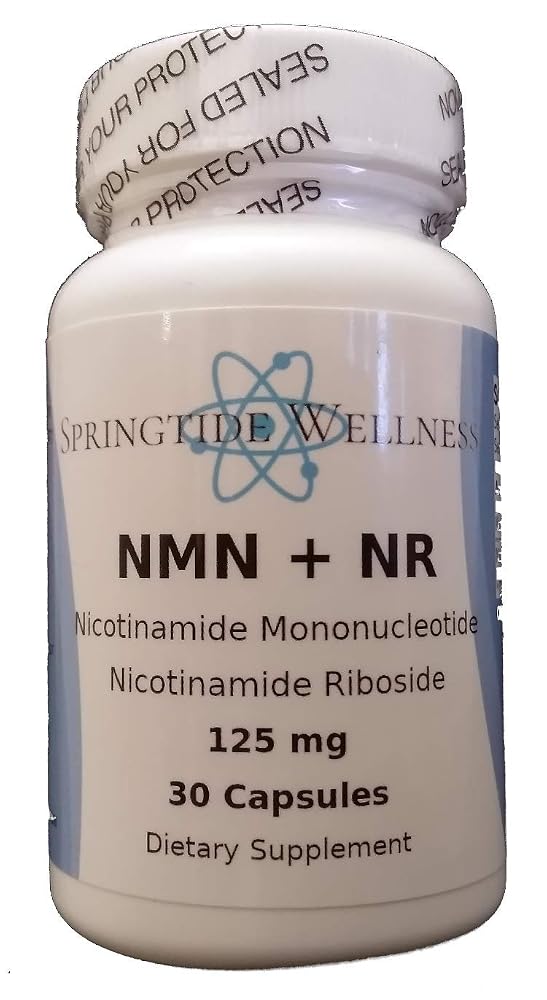 Springtide Wellness NMN + NR NAD+ Booster - 30 Capsules