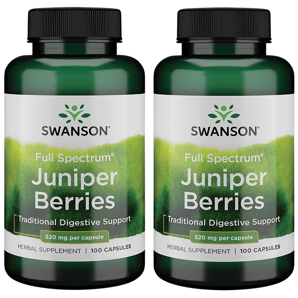 Swanson Juniper Berries 520 mg Antioxidant Support - 200 Capsules