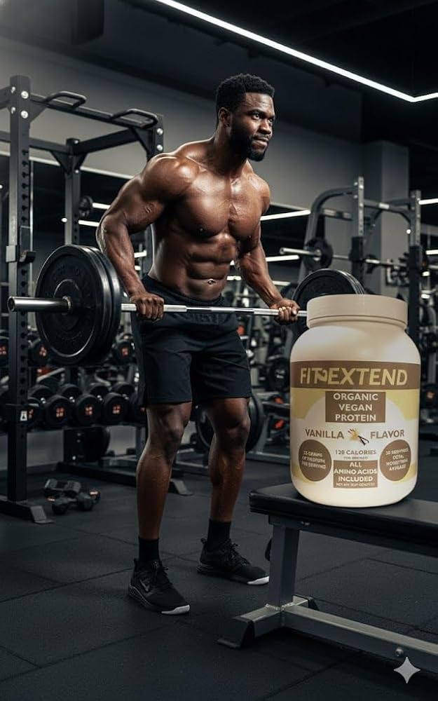 FIT EXTEND Vegan Protein Powder Organic Vanilla - 30 Servings - image 4