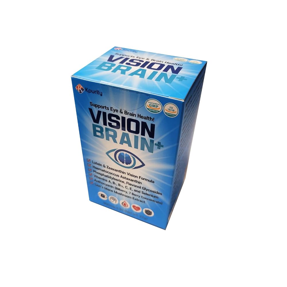 KPurity VisionBrain+ Eye & Brain Health Supplement - 30 Softgels - image 3