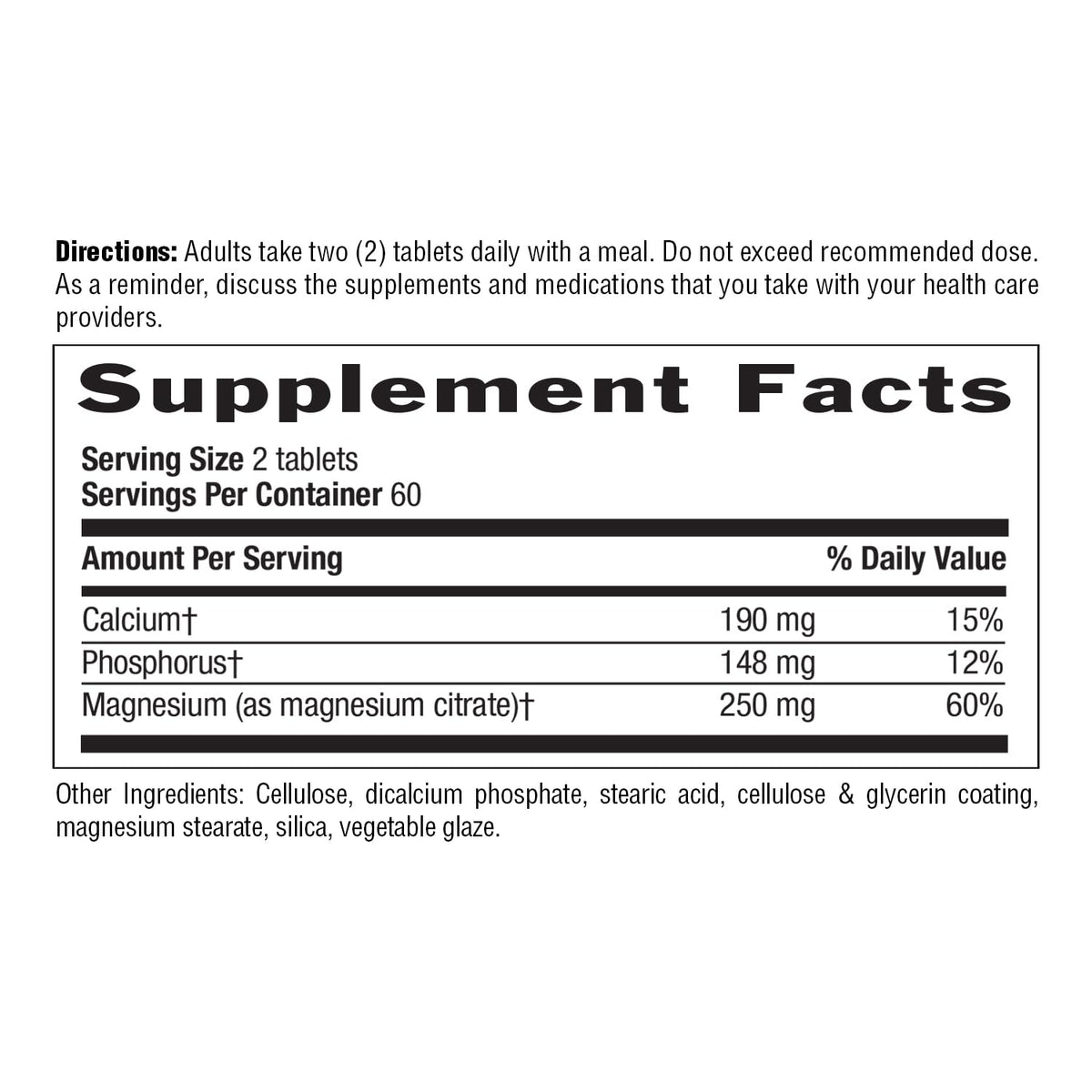 Country Life Magnesium Citrate 250 mg - 120 Tablets - image 3