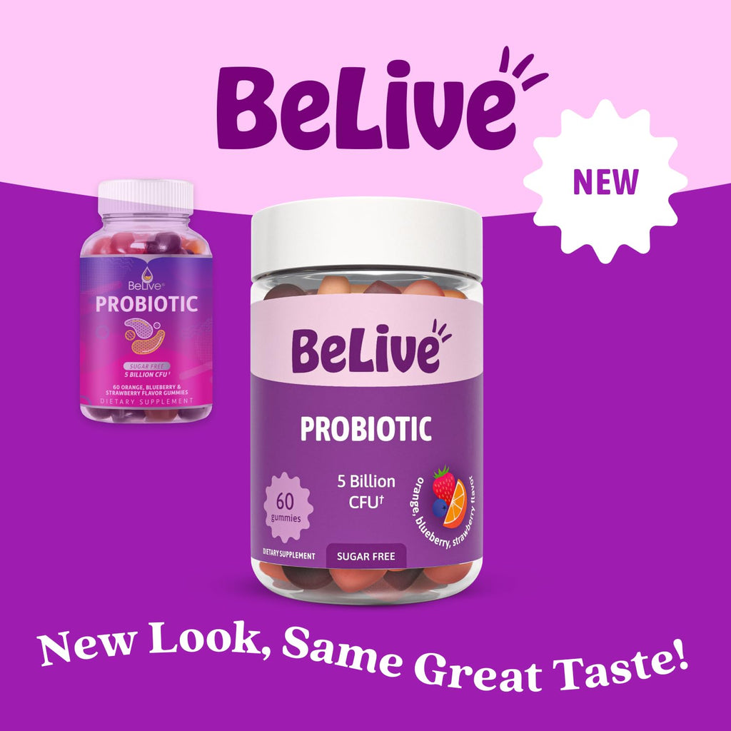 BeLive Probiotic Gummies with 5 Billion CFUs - 60 Count - image 2