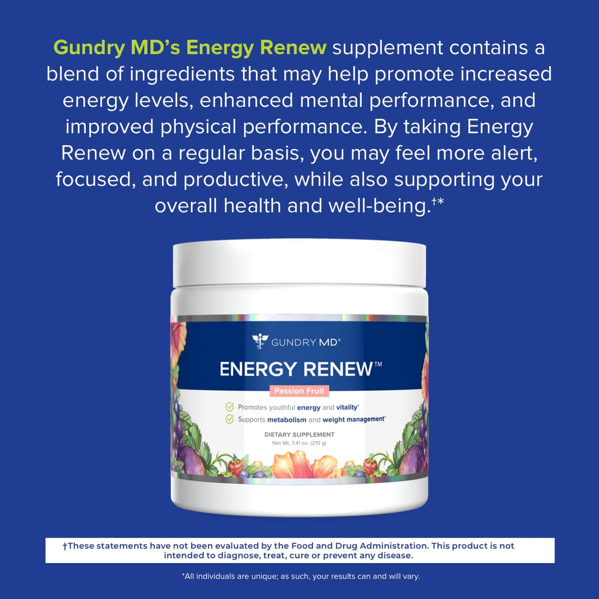 Gundry MD Energy Renew Supplement Powder - 30 Servings - image 3