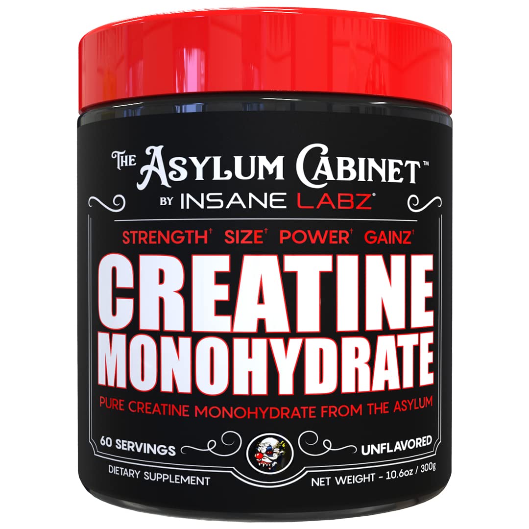Insane Labz Creatine Monohydrate Powder - 60 Servings