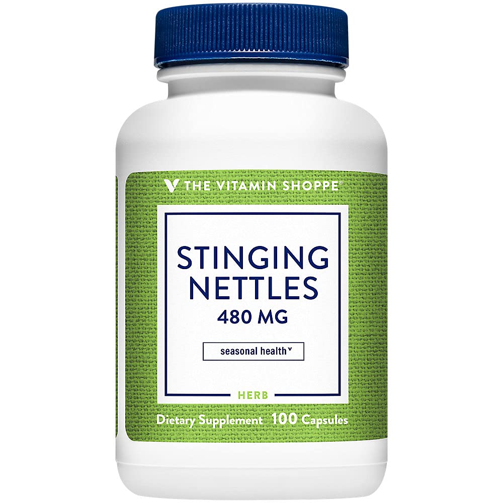 The Vitamin Shoppe Stinging Nettles 480 mg - 100 Capsules
