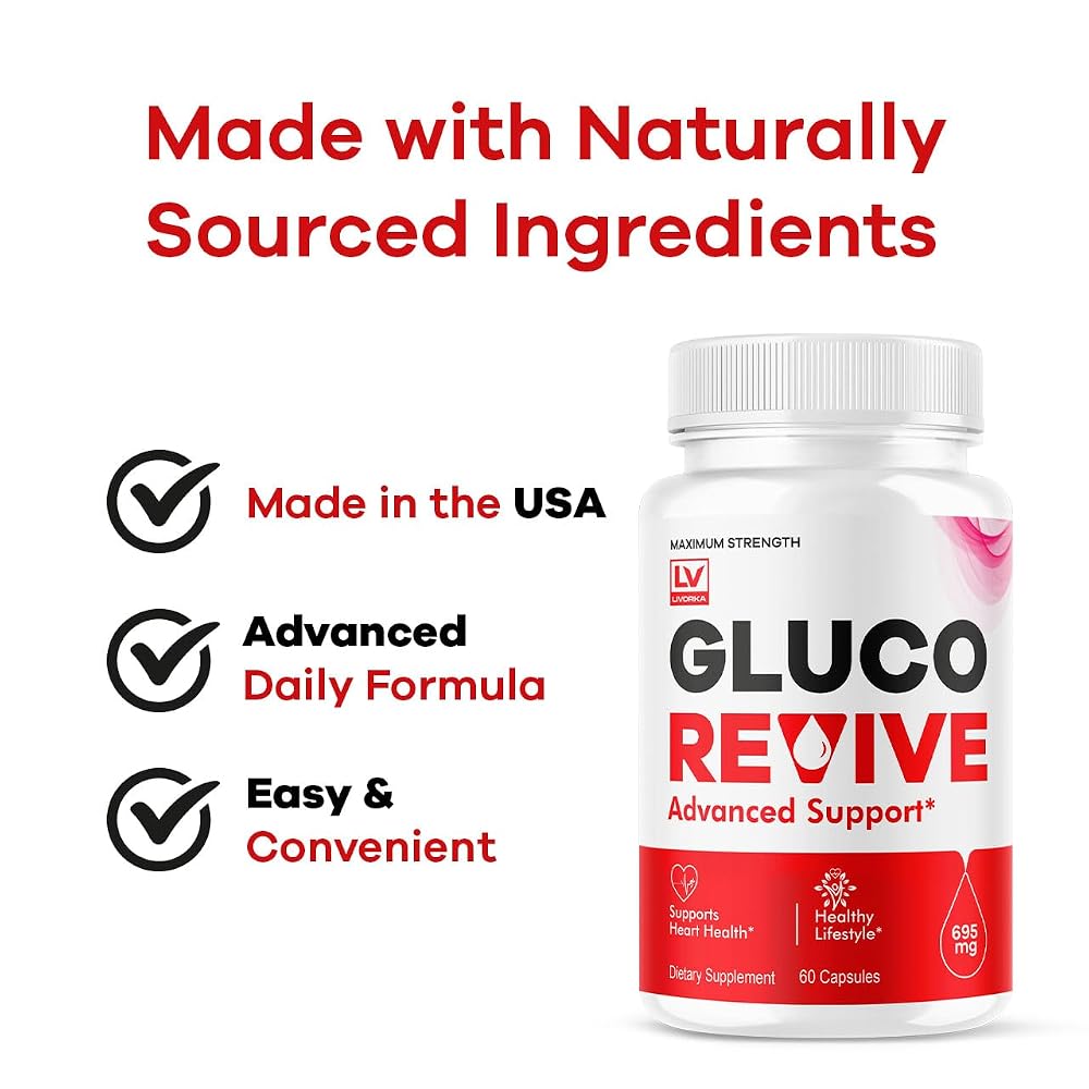 LIVORKA Gluco Revive Advanced Formula Support Capsules - 120 Capsules - image 5