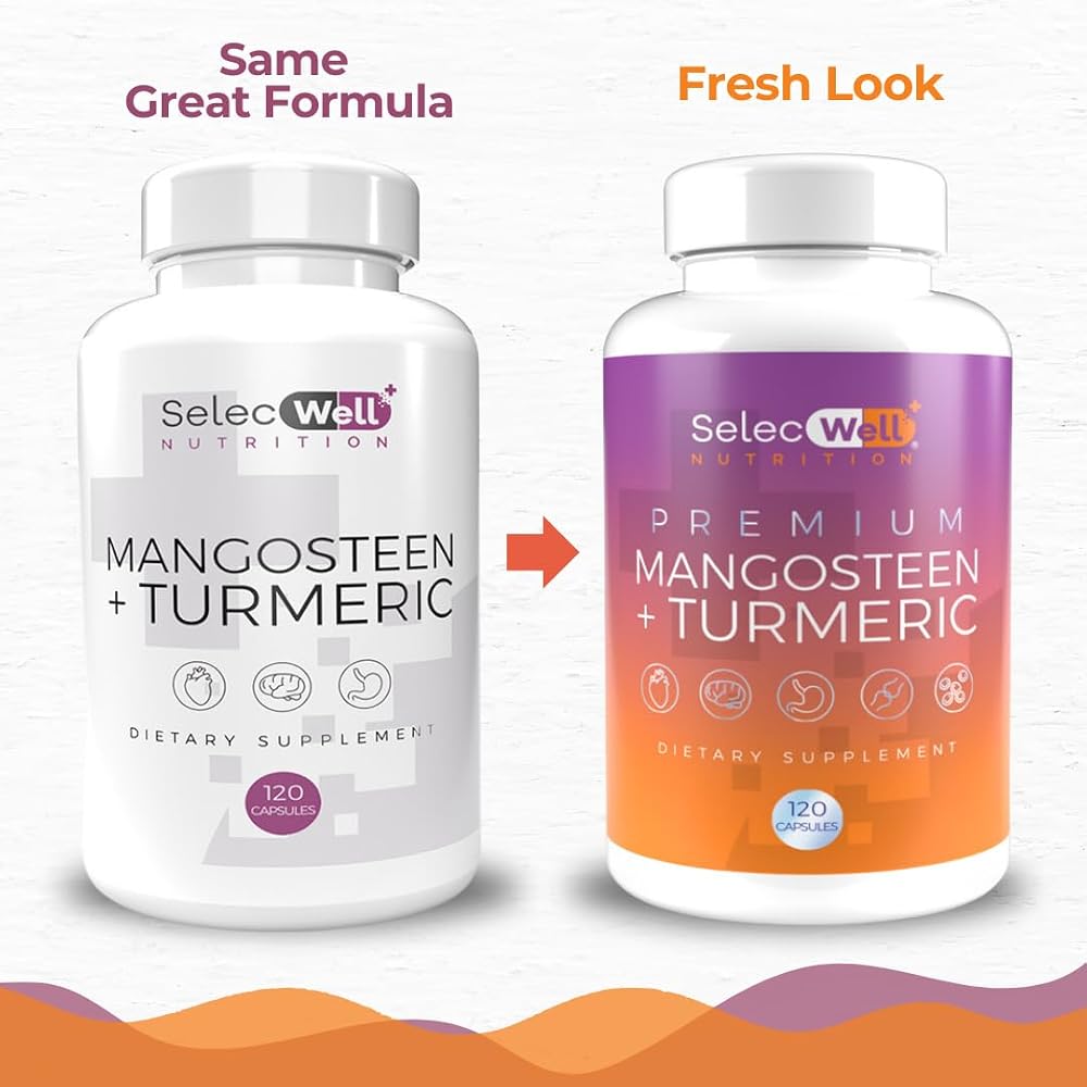 SelecWell Mangosteen + Turmeric Capsules Joint & Digestion Support - image 4