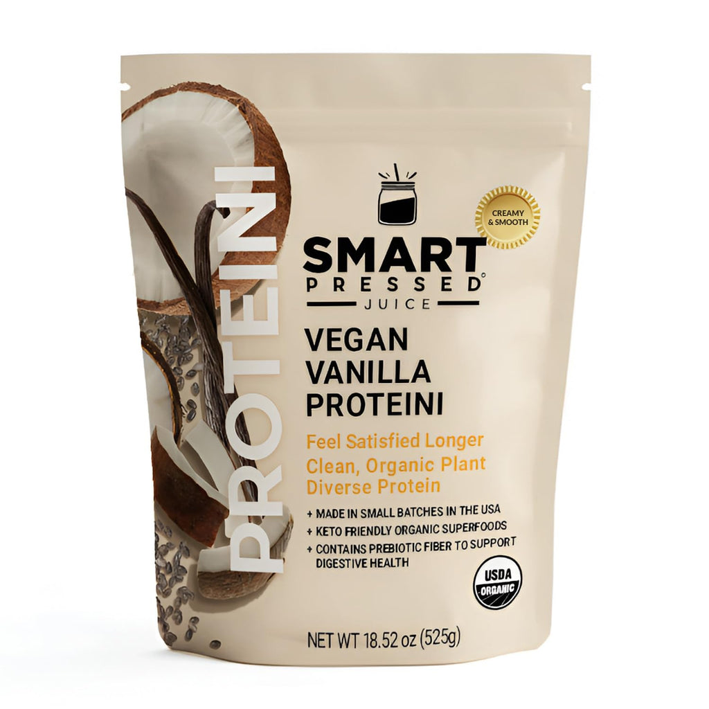 SMART Pressed Vegan Vanilla Protein Powder - 1.1 lb