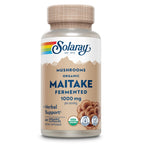 SOLARAY Organic Maitake 1000 mg Fermented - 60 Capsules