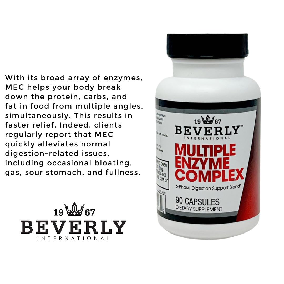 Beverly International MEC Broad-Spectrum Digestive Enzymes - 90 Capsules - image 5