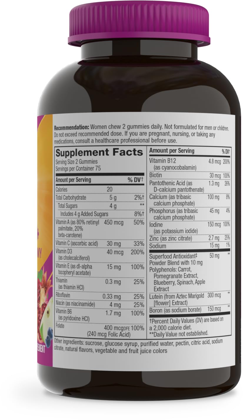 Nature's Way Alive! Women's 50+ Multivitamin Gummy - 150 Count - image 8