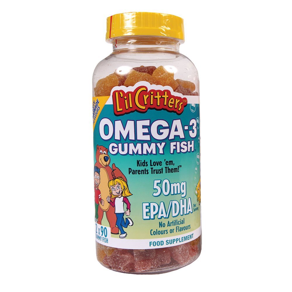 IRONKIDS Omega-3 Gummies for Kids Brain Support - 180 Gummies