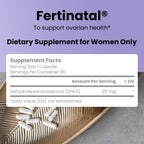Fertinatal Micronized DHEA 25mg Fertility Supplement - 84 Capsules - image 7