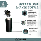CleanPower Clean Power Stainless Steel Shaker Bottle