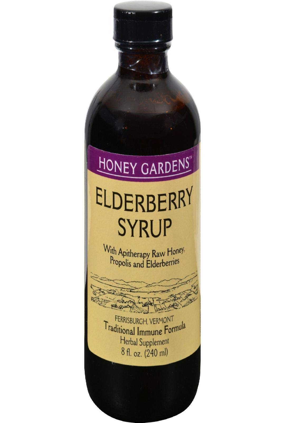 Honey Gardens Elderberry Syrup - 8 Fl Oz