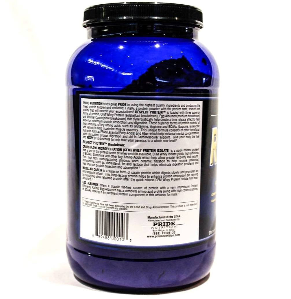 Pride Nutrition Respect Protein Vanilla Ice Cream Time Released - 34.56 oz - image 3