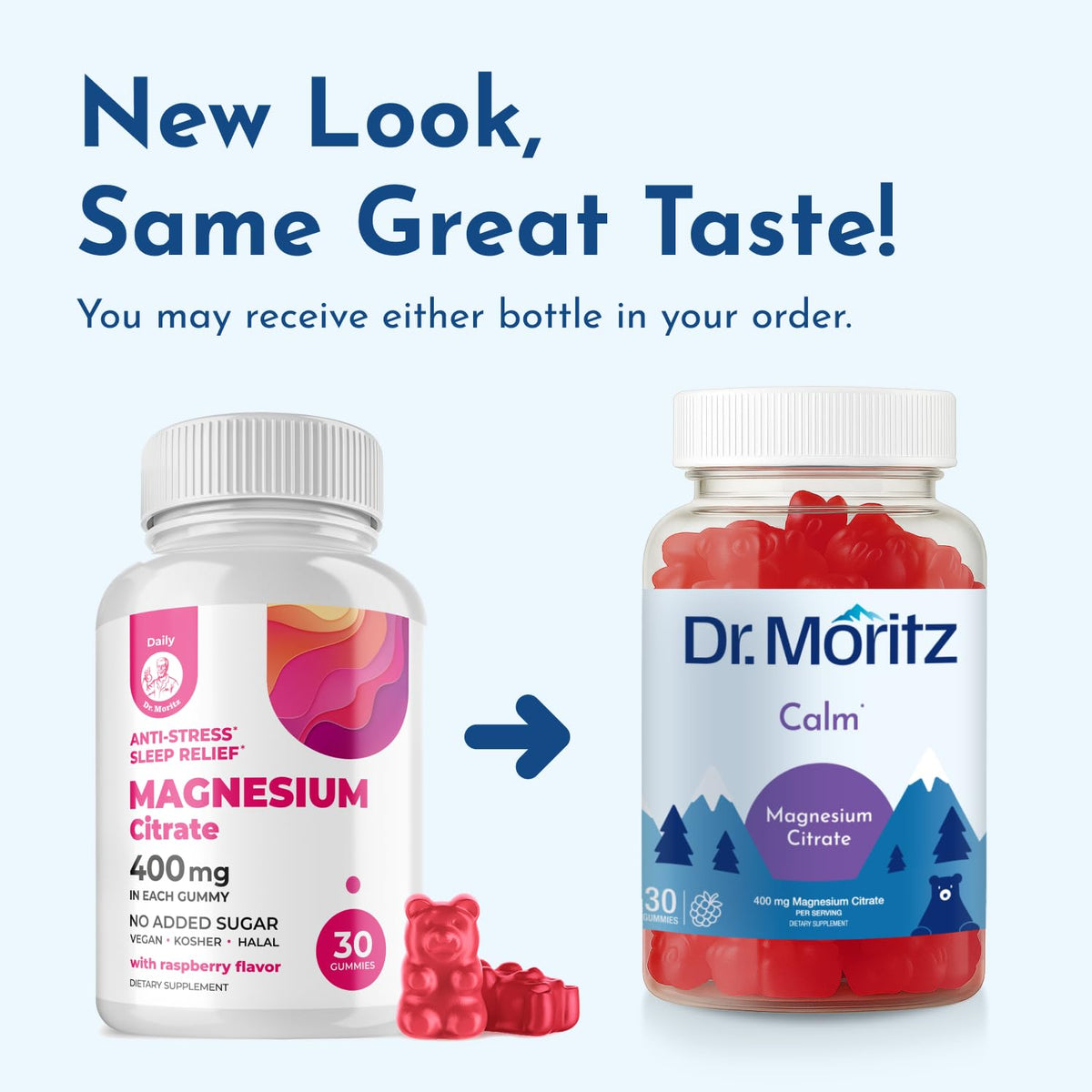 DR. MORITZ Magnesium Citrate Gummies - Promotes Healthy Relaxation