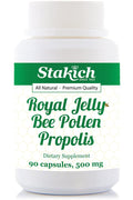 Stakich Royal Jelly Bee Pollen Propolis 500 mg - 90 Capsules