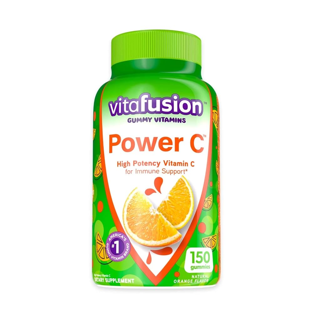 Kaxilu Power C Vitamin C Gummies for Immune Support - 150 Count