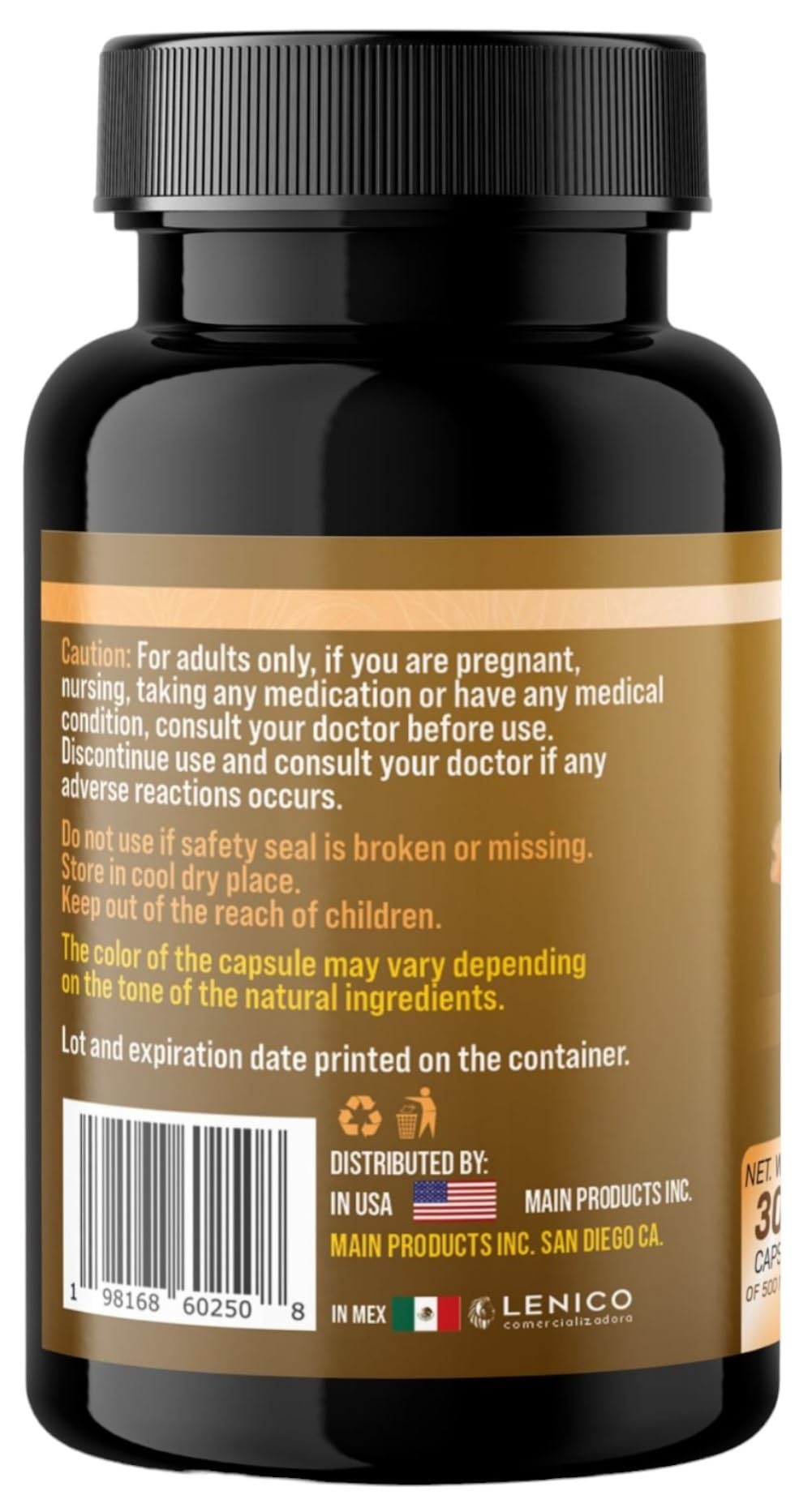 Lenico Comercializadora ChupaMas Herbal Supplement - 60 Capsules - image 4