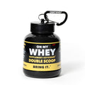 ONMYWHEY - Protein Powder & Supplement Funnel Keychain - Single Scoop