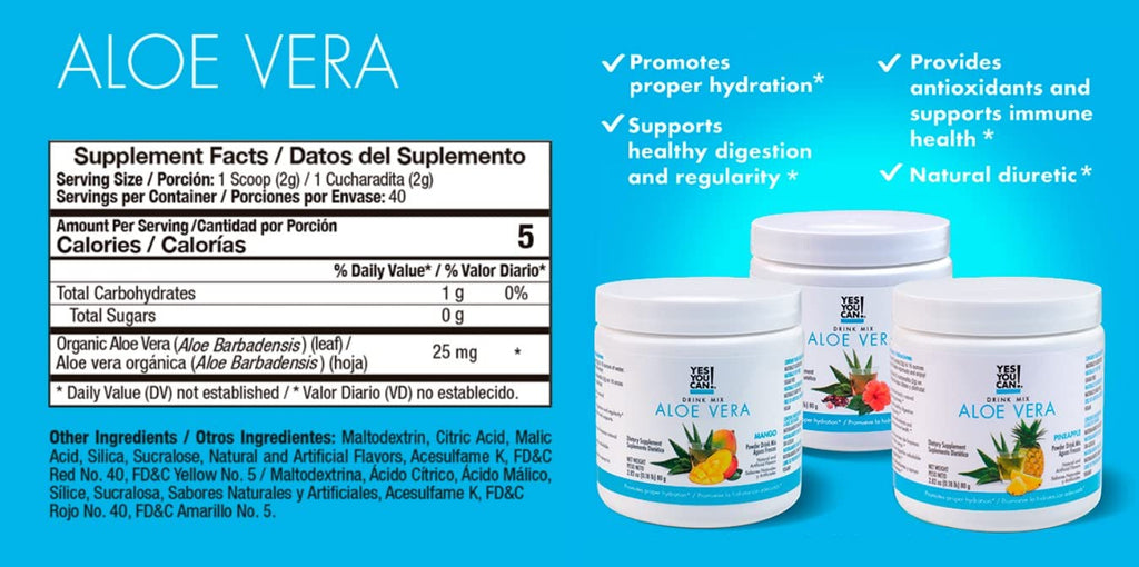 Yes You Can! Detox Kit Bundle, Capsules, Aloe Vera Mix & Bottle
