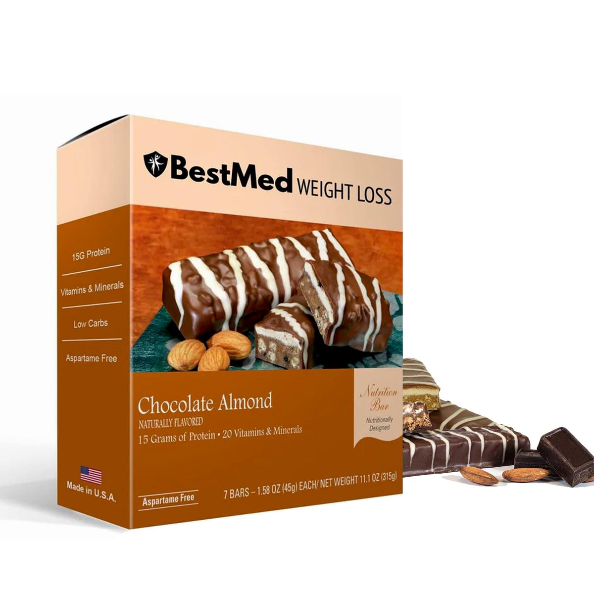 BestMed - High Protein Nutrition Bar - Low-Carb
