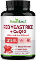 ForestLeaf Red Yeast Rice 1215 mg - 90 Vegetarian Capsules