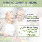 Liver Medic Serrapeptase Digestive Enzymes Enteric Coated - 60 Capsules - image 5