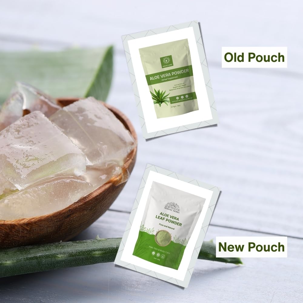 Hebhac Herbs Aloe Vera Powder Organic – 227g - image 2