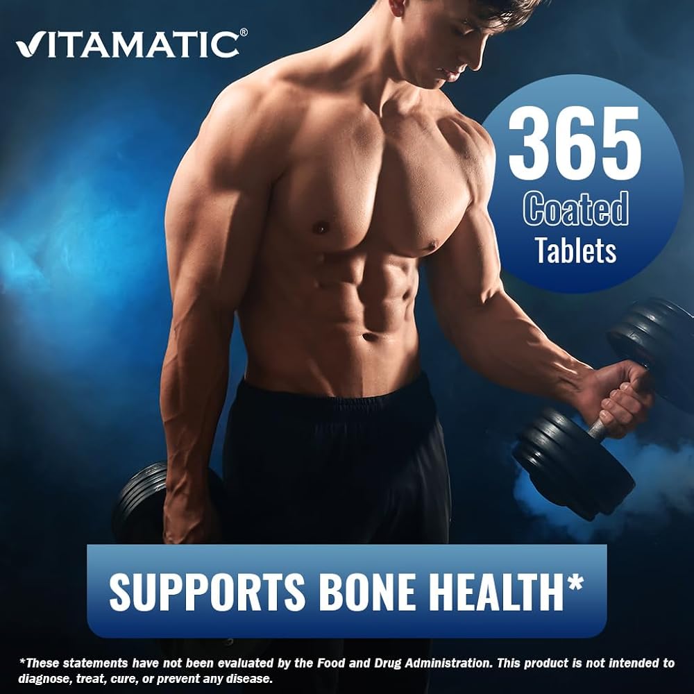 Vitamatic Calcium 1200mg with D3, K2 & B12 - 365 Tablets - image 4