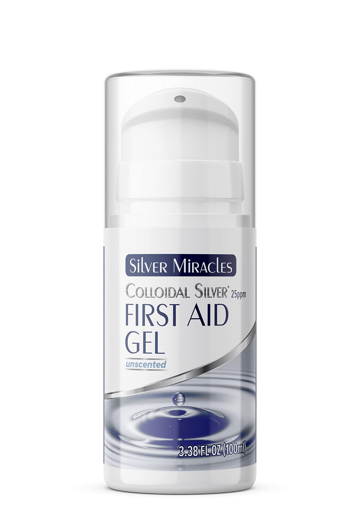 Silver Miracles Colloidal Silver First Aid Gel - 3.38 oz