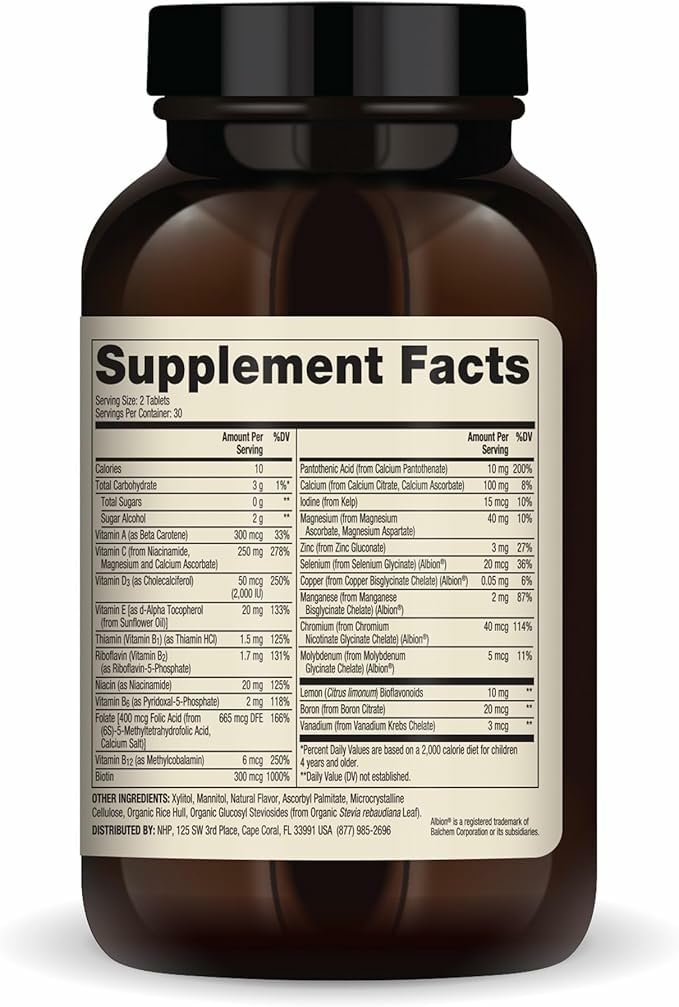 Dr. Mercola Chewable Multivitamin for Kids, Orange Flavor - 60 Tablets - image 2
