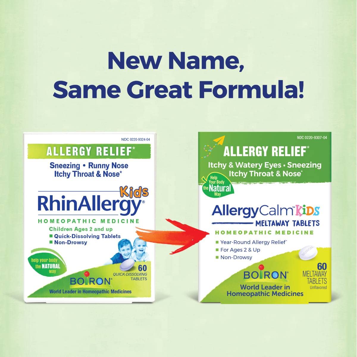 Boiron AllergyCalm Kids Tablets for Relief from Allergy and Hay Fever - image 2