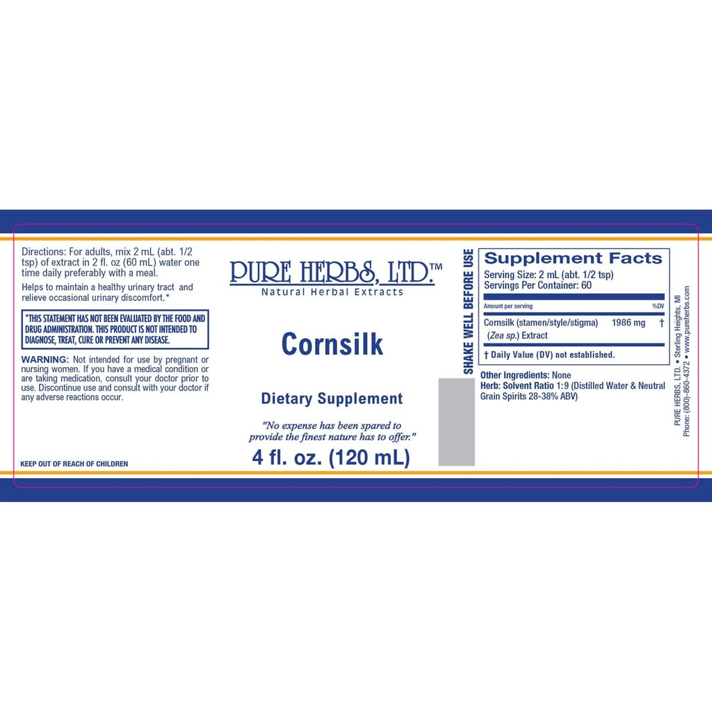 Pure Herbs Cornsilk Liquid - 4 fl oz - image 3