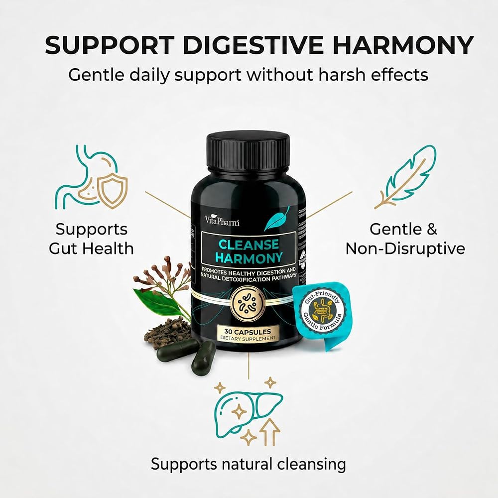 VitaPharm Digestive Cleanse Supplement Pomegranate & Clove - 30 Capsules - image 4