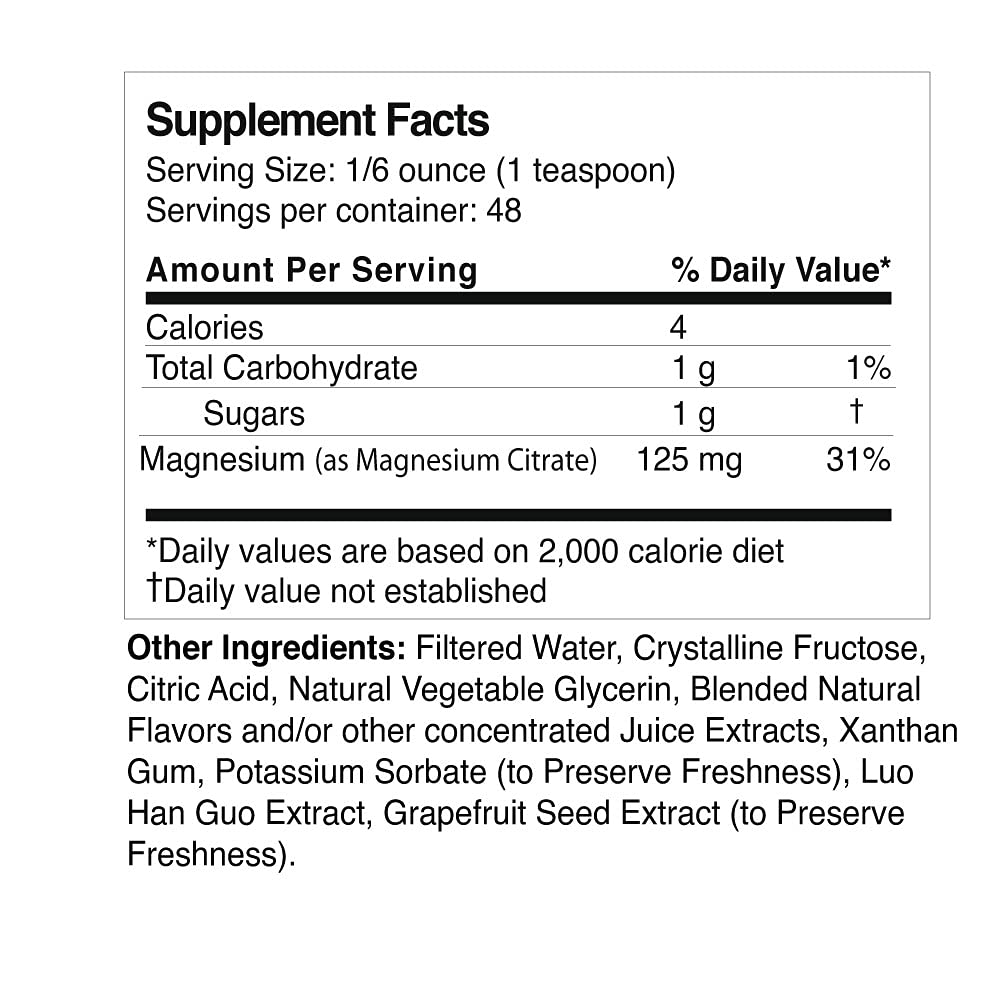 Life Solutions Liquid Magnesium Citrate Supplement - 8 Fl Oz - image 3