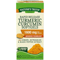 Nature's Truth Rapid Release Turmeric Curcumin Softgels 1600mg - 240 Softgels