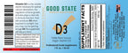 Good State Vegan Vitamin D3 from Algae - 300 Servings - image 4