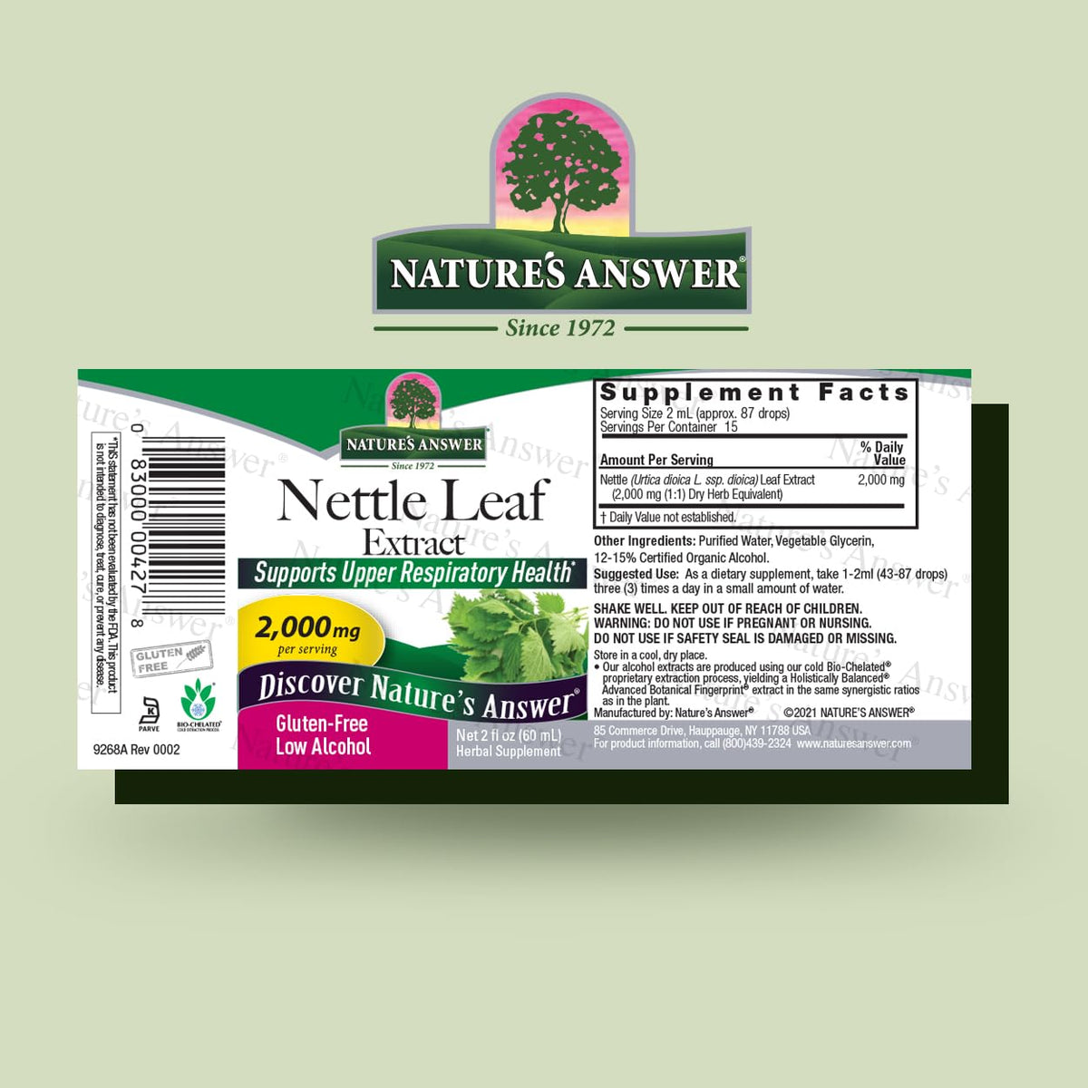 Nature's Answer Nettle Leaf Liquid Extract - 2 Fl Oz - image 2
