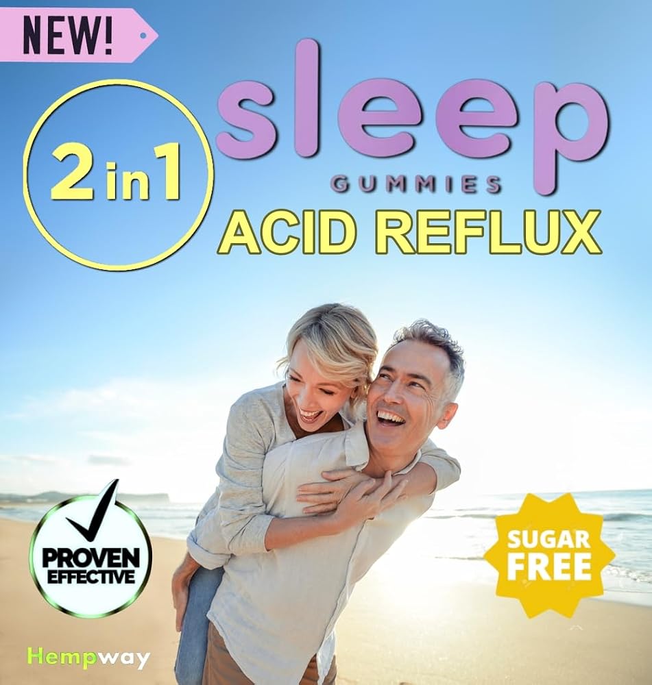 HEMPWAY Reflux Raft Antacid Gummies Sleep Support - 60 Gummies - image 2