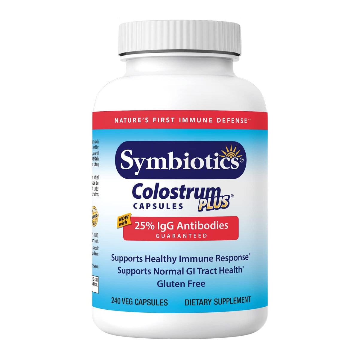 Symbiotics Colostrum 240ct Immunity Support - 240 Vegetarian Capsules