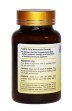 USTCM Wisconsin American Ginseng 500mg - 60 Vegetarian Capsules - image 2