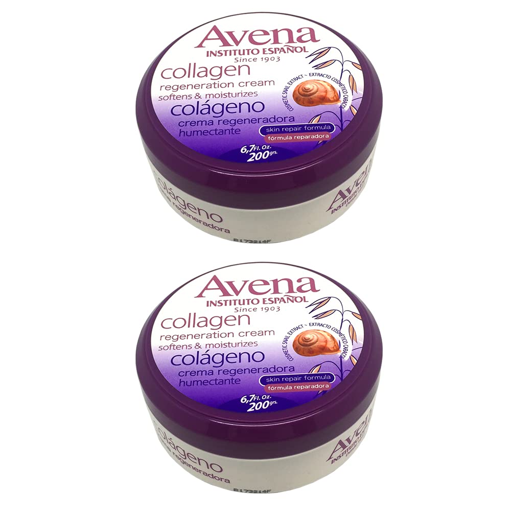 Avena Collagen Regeneration Cream - Pack of 2 (6.7 fl oz each)