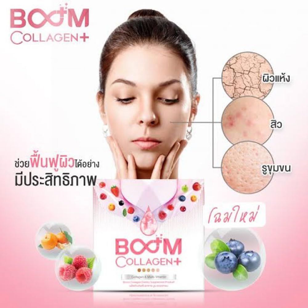 Teelek Boom Collagen Tri-Di Peptide Anti-Aging - 14 Sachets - image 3