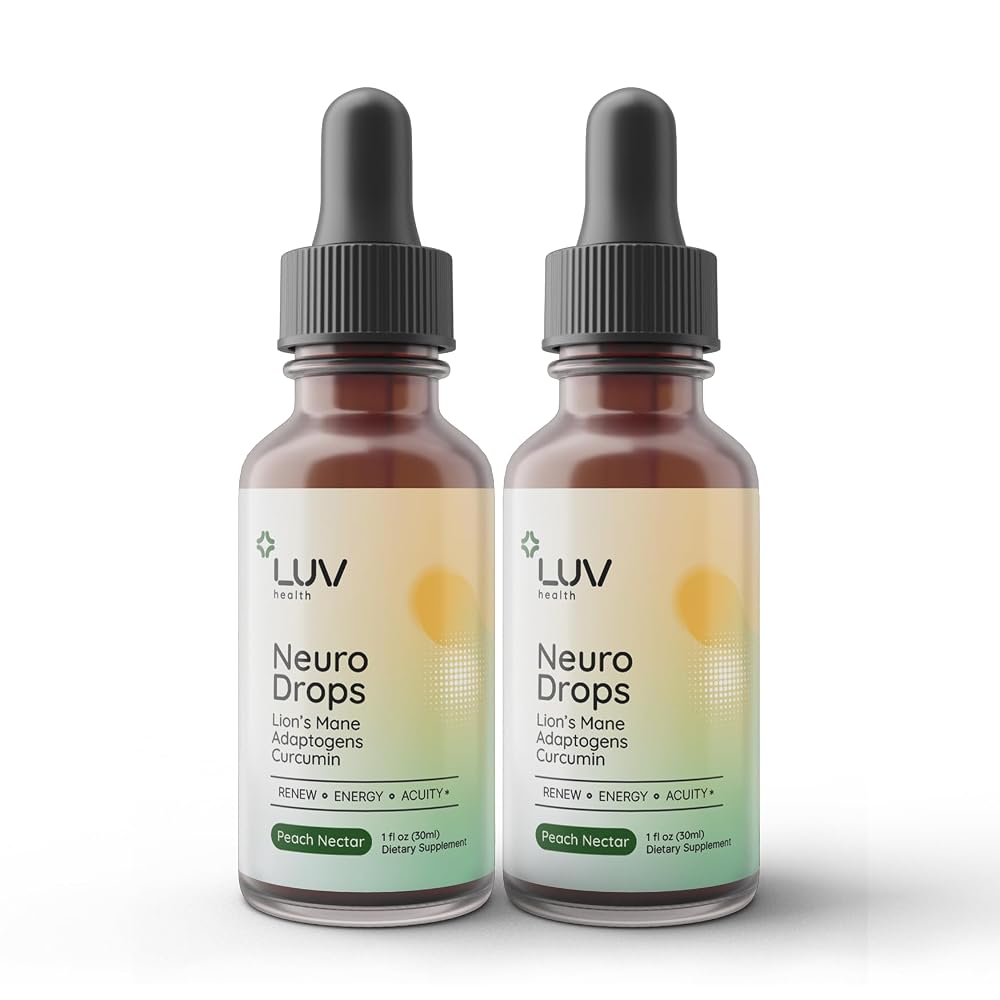LUV health Neuro Drops Nerve & Joint Support - 2 Pack 60 Servings