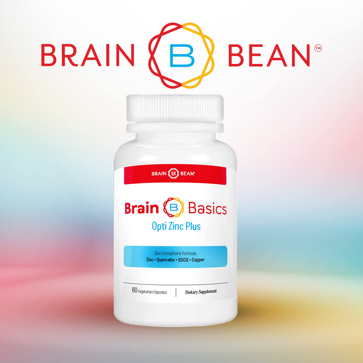 Brain Bean Opti Zinc Plus Immune Support - 60 Capsules - image 2