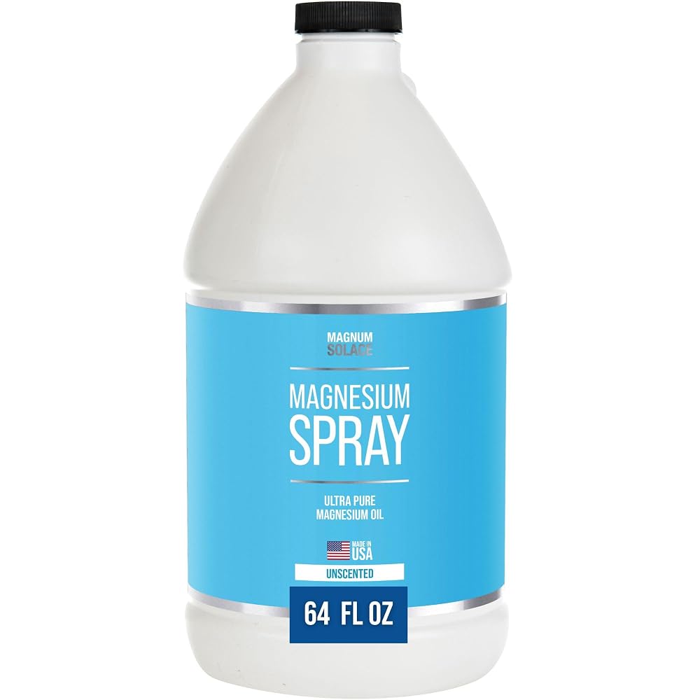 Magnum Solace Magnesium Spray - USP Grade Pure Magnesium Oil Spray